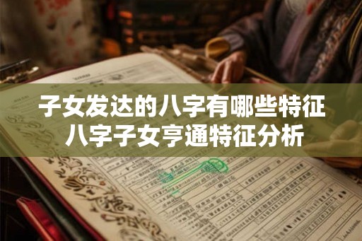 子女发达的八字有哪些特征 八字子女亨通特征分析
