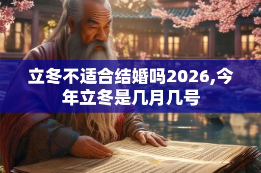 立冬不适合结婚吗2026,今年立冬是几月几号