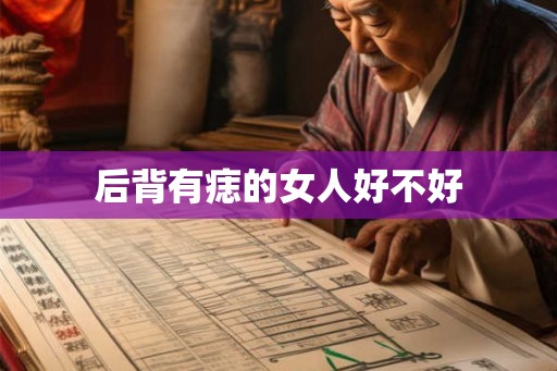 后背有痣的女人好不好