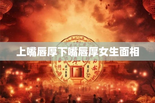 上嘴唇厚下嘴唇厚女生面相