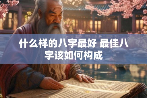 什么样的八字最好 最佳八字该如何构成