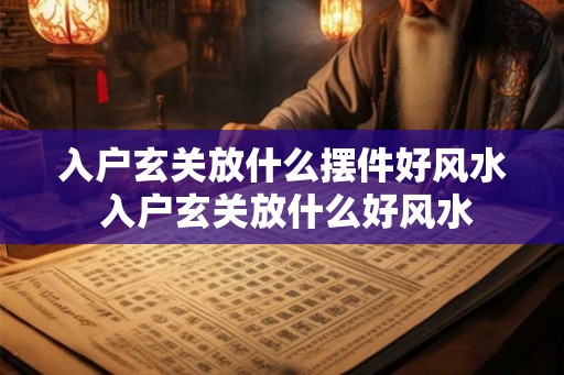 入户玄关放什么摆件好风水 入户玄关放什么好风水