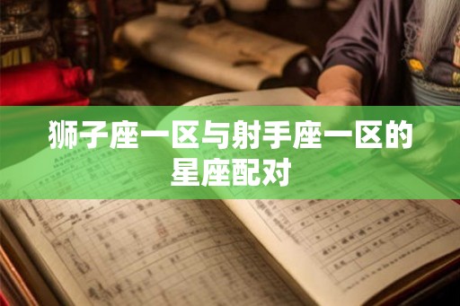 狮子座一区与射手座一区的星座配对