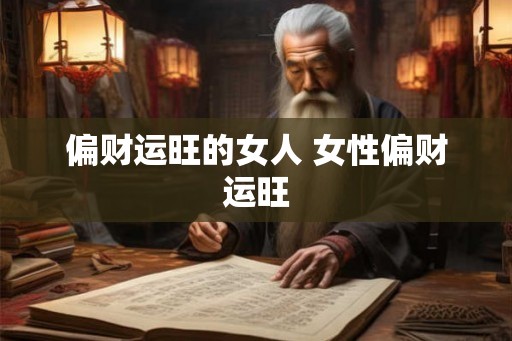 偏财运旺的女人 女性偏财运旺