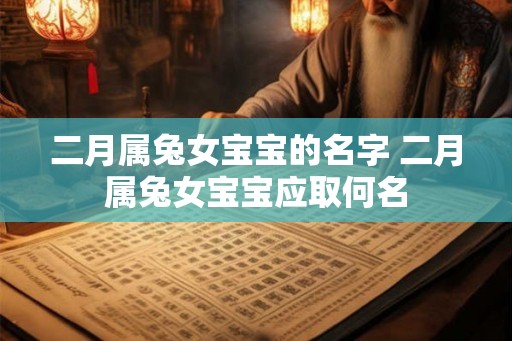 二月属兔女宝宝的名字 二月属兔女宝宝应取何名