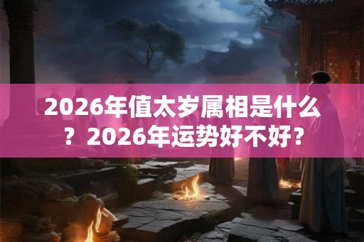 2026年值太岁属相是什么?2026年运势好不好? 2026年值太岁属相是什么?2026年运势好不好?
