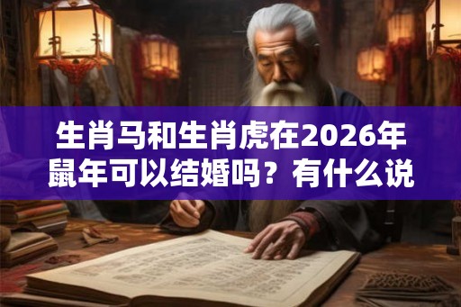 生肖马和生肖虎在2026年鼠年可以结婚吗？有什么说法？