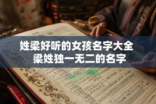 姓梁好听的女孩名字大全  梁姓独一无二的名字