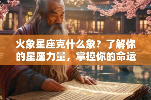 火象星座克什么象？了解你的星座力量，掌控你的命运！