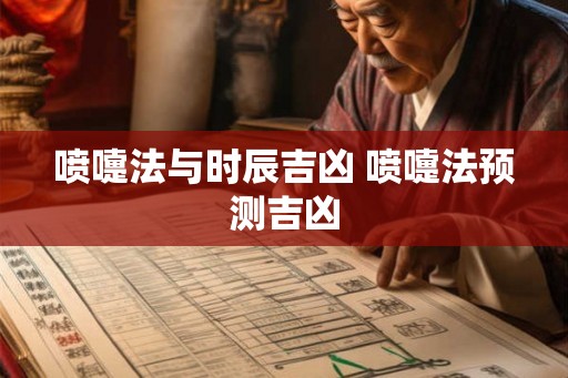 喷嚏法与时辰吉凶 喷嚏法预测吉凶