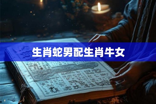生肖蛇男配生肖牛女