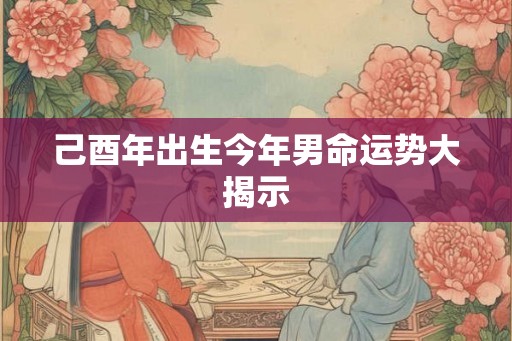 己酉年出生今年男命运势大揭示