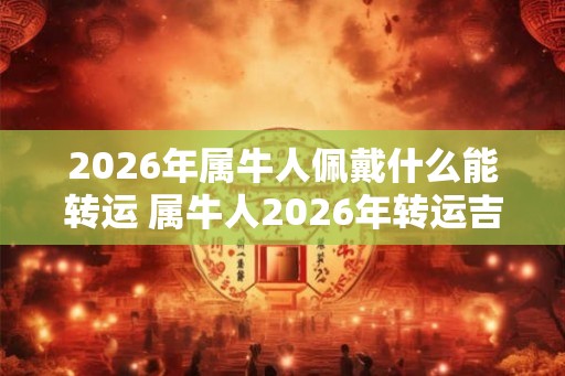 2026年属牛人佩戴什么能转运 属牛人2026年转运吉祥物