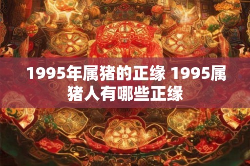 1995年属猪的正缘 1995属猪人有哪些正缘 1995年属猪的正缘 1995属猪人有哪些正缘
