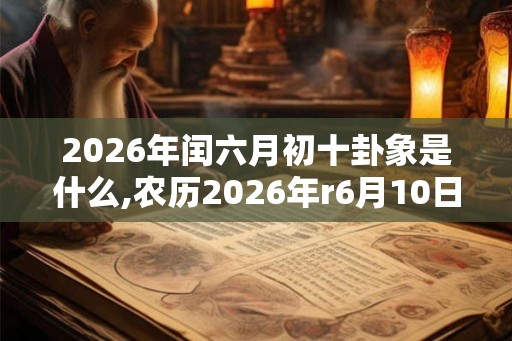 2026年闰六月初十卦象是什么,农历2026年r6月10日卦象 2026年闰六月初十卦象是什么,农历2026年r6月10日卦象