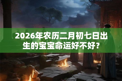 2026年农历二月初七日出生的宝宝命运好不好？