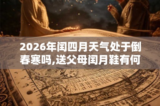 2026年闰四月天气处于倒春寒吗,送父母闰月鞋有何寓意? 2026年闰四月天气处于倒春寒吗,送父母闰月鞋有何寓意?