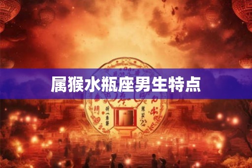 属猴水瓶座男生特点