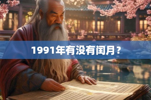 1991年有没有闰月? 1991年有没有闰月?