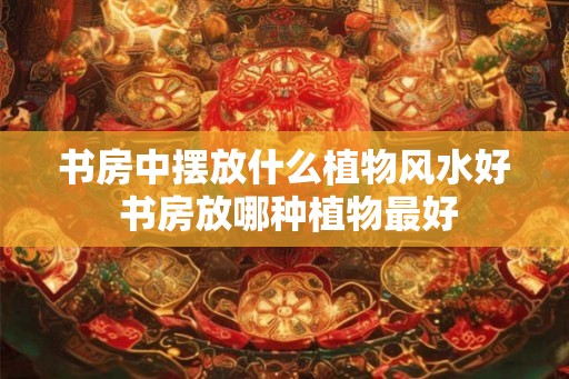 书房中摆放什么植物风水好 书房放哪种植物最好