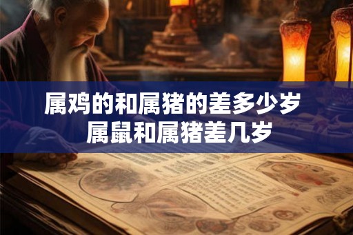 属鸡的和属猪的差多少岁 属鼠和属猪差几岁 属鸡的和属猪的差多少岁 属鼠和属猪差几岁