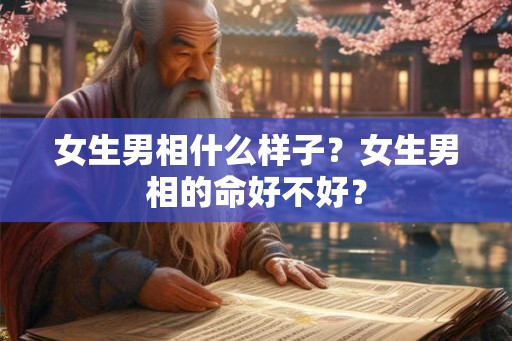女生男相什么样子？女生男相的命好不好？