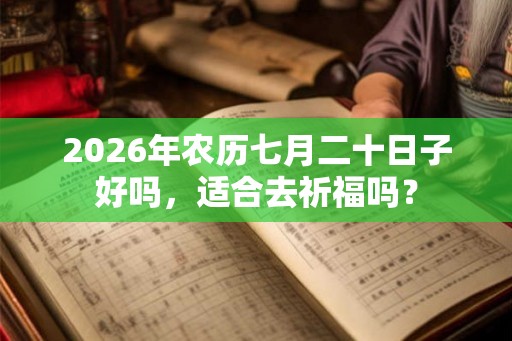 2026年农历七月二十日子好吗，适合去祈福吗？
