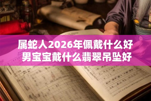 属蛇人2026年佩戴什么好 男宝宝戴什么翡翠吊坠好