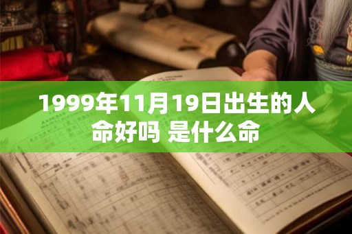 1999年11月19日出生的人命好吗 是什么命