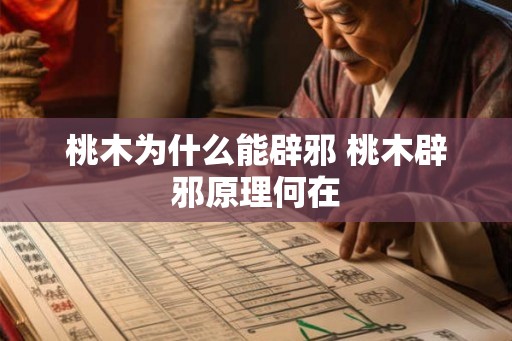 桃木为什么能辟邪 桃木辟邪原理何在