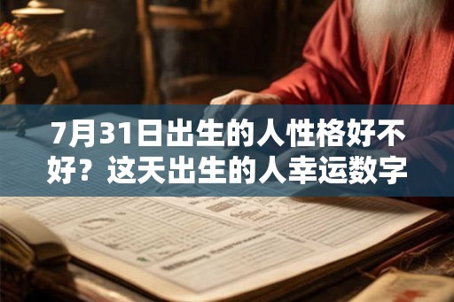 7月31日出生的人性格好不好？这天出生的人幸运数字是几？