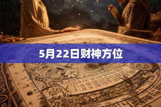 5月22日财神方位