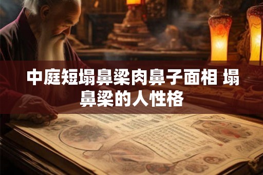 中庭短塌鼻梁肉鼻子面相 塌鼻梁的人性格