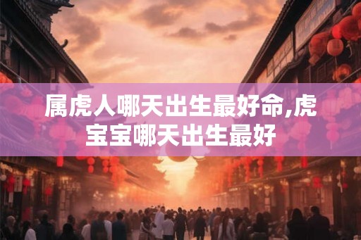 属虎人哪天出生最好命,虎宝宝哪天出生最好