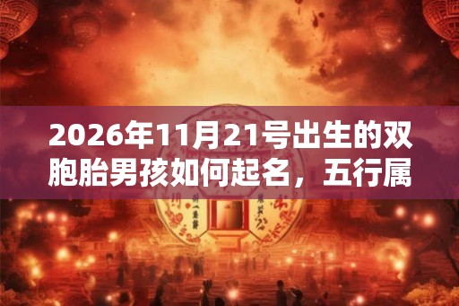 2026年11月21号出生的双胞胎男孩如何起名,五行属什么 2026年11月21号出生的双胞胎男孩如何起名,五行属什么