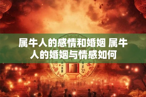 属牛人的感情和婚姻 属牛人的婚姻与情感如何