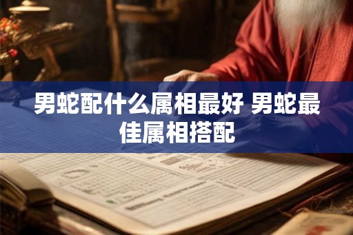 男蛇配什么属相最好 男蛇最佳属相搭配