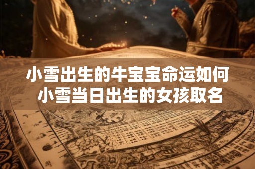 小雪出生的牛宝宝命运如何 小雪当日出生的女孩取名