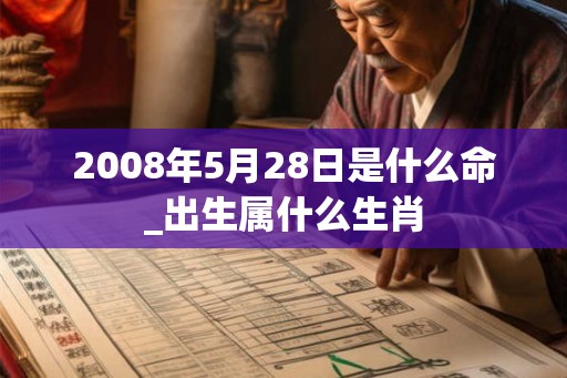 2008年5月28日是什么命_出生属什么生肖 2008年5月28日是什么命_出生属什么生肖