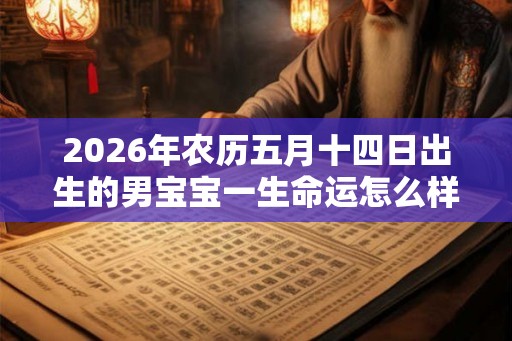 2026年农历五月十四日出生的男宝宝一生命运怎么样