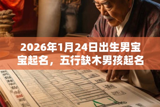 2026年1月24日出生男宝宝起名，五行缺木男孩起名宜用字推荐