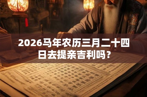 2026马年农历三月二十四日去提亲吉利吗? 2026马年农历三月二十四日去提亲吉利吗?