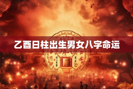 乙酉日柱出生男女八字命运