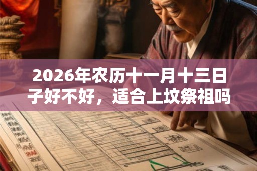 2026年农历十一月十三日子好不好，适合上坟祭祖吗？