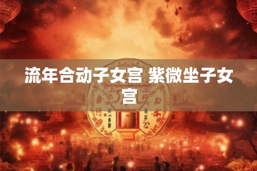 流年合动子女宫 紫微坐子女宫