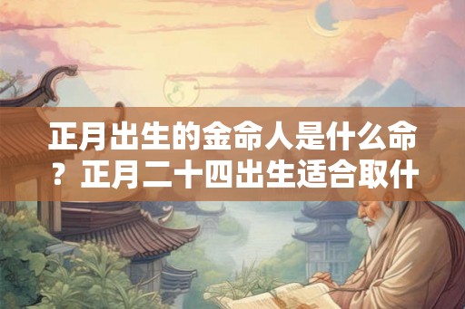 正月出生的金命人是什么命？正月二十四出生适合取什么名字