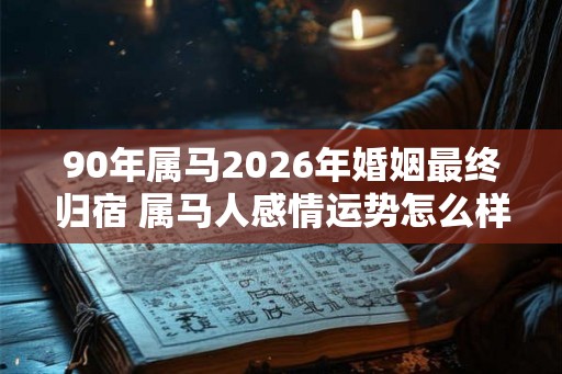 90年属马2026年婚姻最终归宿 属马人感情运势怎么样