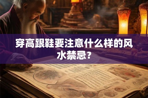 穿高跟鞋要注意什么样的风水禁忌？