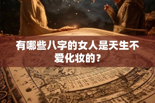 有哪些八字的女人是天生不爱化妆的？
