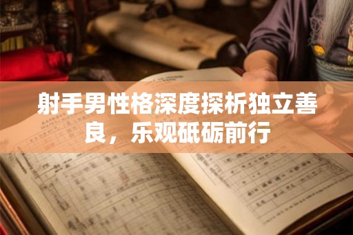 射手男性格深度探析独立善良，乐观砥砺前行